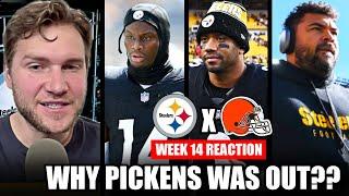 George Pickens Didn't Play But Steelers Still WIN Convincingly Over Browns (Postgame Reaction)