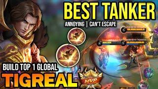 TIGREAL BEST BUILD 2023 | BUILD TOP 1 GLOBAL TIGREAL GAMEPLAY | MOBILE LEGENDS