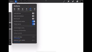 How to activate palm rejection in procreate