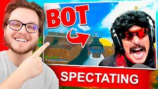 I Spectated Dr. Disrespect Playing Warzone..But It's a BOT LOBBY!