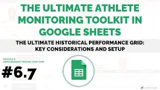 UAMT in Google Sheets #6.7 - Ultimate Historical Performance Grid: Key Considerations and Setup