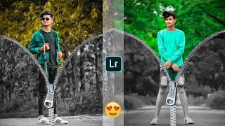 Lightroom Zip Creative Photo Editing | Lightroom Background Colour Change Editing - Killer Editing