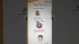 Grading Amy’s test… #asmr #school #teacher #test #quiz #emojichallenge