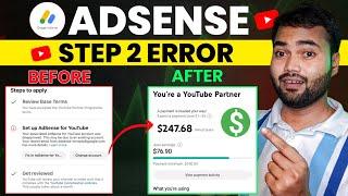 Step 2 Error Setup Google Adsense | Your associated adsense account was disapproved | Fix in problem
