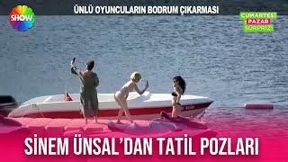 Ünlülerin Bodrum tatilinden sıcak görüntüler!