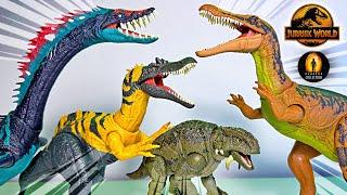 NEW Jurassic World Chaos Theory Dinosaur Toys! Suchomimus, Styxosaurus, Ceratosuchops, Scutosaurus