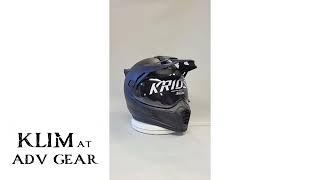 KLIM at ADV GEAR Krios Pro Stealth Black Carbon Helmet 2023