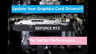 How to Update Graphics Card Drivers | Update Graphics Driver for better performance | Nvidia GPU