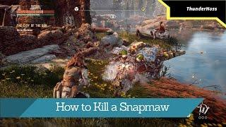 Horizon Zero Dawn - How to Kill a Snapmaw