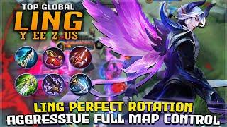 Full Map Control Ling Best Build 2020 | Gameplay by Top Global Ling - Y EE Z US | Mobile Legends