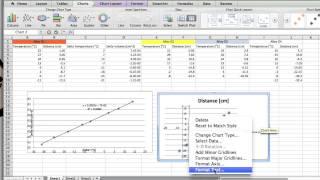 How to graph two columns together in excel and find the trendline