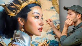 Painting a masterpiece, the LAZY way. (The Year of the Dragon)