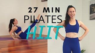 27 Min Pilates Full Body HIIT Workout | Pilates At Home Low Impact HIIT Fitness Class