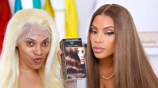 WIG TRANSFORMATION | BOX DYE | BEYONCE VIBE