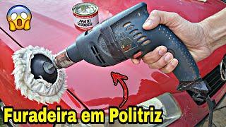 Como Transformar a Furadeira em Politriz para fazer polimentos