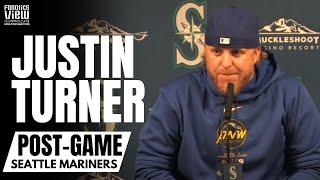 Justin Turner Reacts to Being Traded to Seattle Mariners & Hitting Grand Slam in Seattle Home Debut