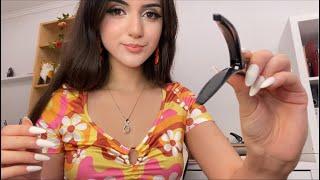 That Girl In School Clips Your Hair Back - ASMR Personal Attention *clip clip* & Face Exam