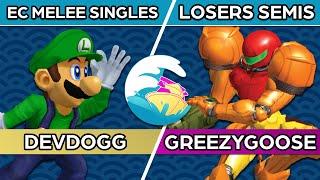 DevDogg vs. GreezyGoose - Melee EC Losers Semifinals - Boat Bash (Round 1 Qualifiers)