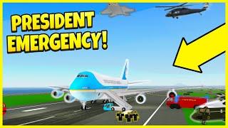 Air Force One Is DOWN!! President Roleplay | PTFS (Roblox)