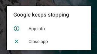how to fix google keeps stopping error in android mobile