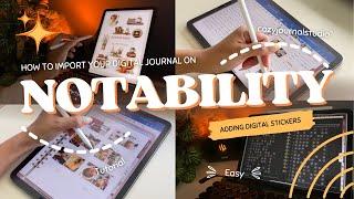 How to Setup The Ultimate Life Journal Planner in Notability | Digital Journal Planner Tutorial