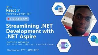 Streamlining .NET Development with .NET Aspire