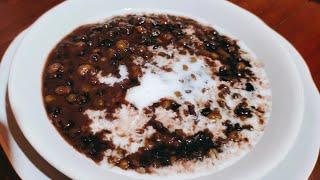 Cepat dan praktis ||  Resep bubur kacang ijo dan ketan hitam || menu harian