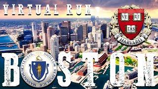 REDMILL | Virtual un - BOSTON - French Quarter to Harvard Library #treadmill #boston #harvard