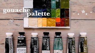 Making a gouache palette & painting loose in my sketchbook  Art Toolkit Palettes
