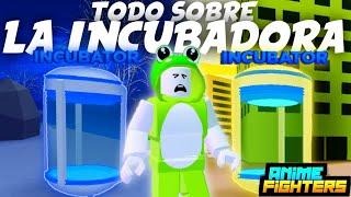 COMO DARLE BUEN USO a LA INCUBADORA en  ANIME FIGHTERS SIMULATOR  Roblox