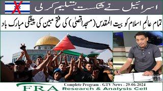 Israel Conceded Defeat | Faisal Raza Abidi | Israel | Palestine | Hamas | Latest Interview | India