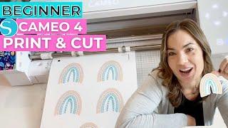 Beginner Silhouette Cameo 4 Print and Cut Tutorial (Free Design Download)