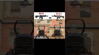 M416 vs Scar-L Recoil test  #pubg #pubgtipsandtricks