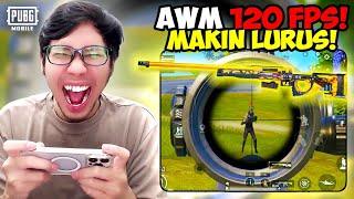 OH TERNYATA BEGINI! PAKAI AWM DENGAN GRAFIK 120 FPS AIM MAKIN LURUS! TEMBUS 25 KILLS! - PUBG MOBILE