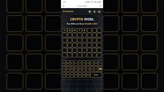 BINANCE WODL 8 LETTERS WORD | BINANCE CRYPTO WODL ANSWER