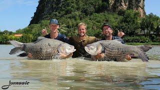 Fishing in Thailand with Alan Blair at Jurassic Fishing Park