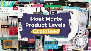 Guide to the Mont Marte product levels