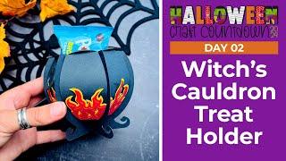 3D Cauldron Craft  Day 02 Halloween Craft Countdown 2024