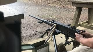 Ohio Ordnance M2-SLR (M2 50 caliber semi auto) test firing....