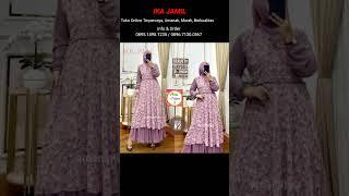 1 Baju Gamis Terbaru, Model Gamis Terbaru Simple Elegan #fashion #idulfitri #fashionmodel