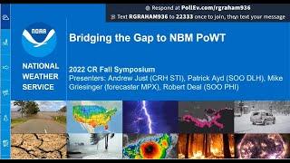 Bridging the Gap to NBM PoWT