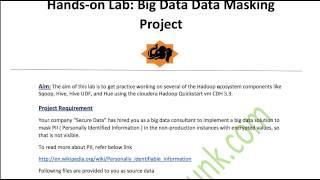 Data Masking Project Overview
