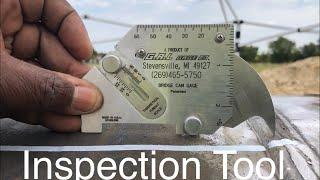 How To Check Your Weld Reinforcement, Undercut, Bevel Angle & More Using Bridge Cam Gage