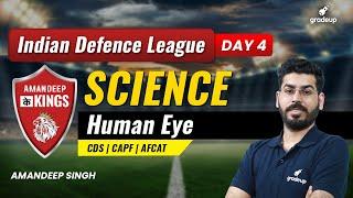 Human Eye Important Concepts | Science | Indian Defence League | CDS | CAPF | AFCAT | Gradeup