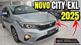 NOVO CITY EXL 2025 PREÇO E AVALIAÇÃO - LANÇAMENTO HONDA - CITY 2025