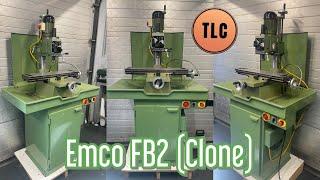 Emco FB2 (Clone) Milling Machine Mill Fräsmaschine Fräsmaskin