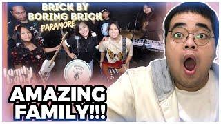 Missioned Souls - BRICK BY BORING BRICK by Paramore | Family band studio cover REACTION