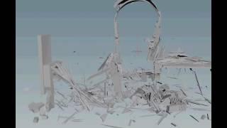 Houdini rigid Body Simulation