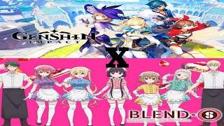 「Genshin Impact  X Blend S」- (Game Adventure RPG, Anime, Anime Song).