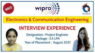 Wipro Interview Experience - 2021 | ECE Student